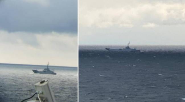 Kuzey Akım-2 bölgesinde savaş gemileri tespit edildi