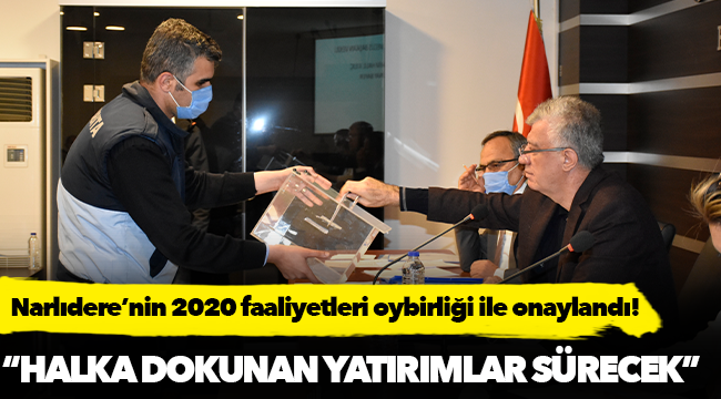 Narlıdere’nin 2020 faaliyetleri oybirliği ile onaylandı!