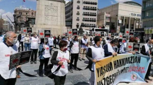 Sağlık emekçilerinden 'Ölümleri durdurun' eylemi