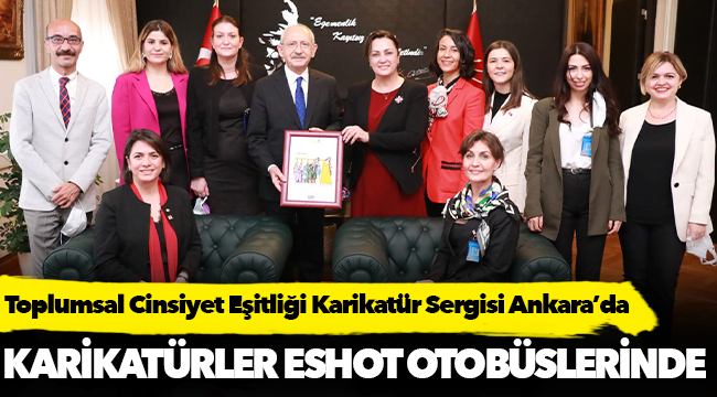 Toplumsal Cinsiyet Eşitliği Karikatür Sergisi Ankara’da