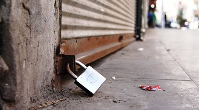 29 bin esnaf iş yerini kapattı, 2 bin 694 şirket kapandı