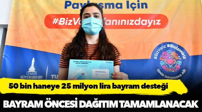 50 bin haneye 25 milyon lira bayram desteği