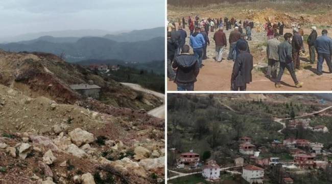 Alankentliler: Taş ocağı istemiyoruz!