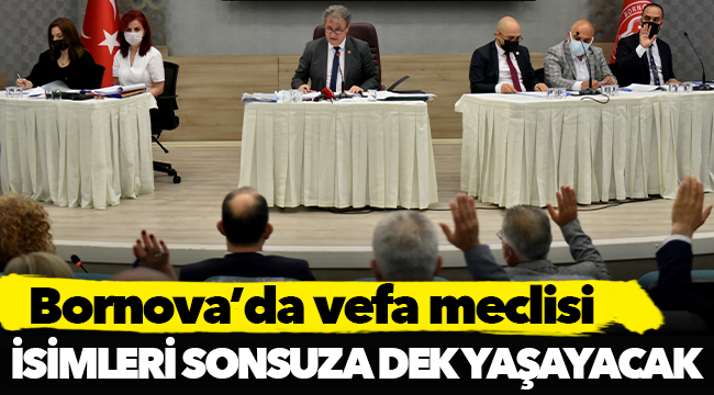 Bornova'da vefa meclisi