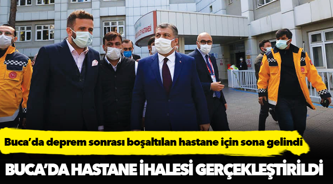 Buca’da hastane ihalesi gerçekleştirildi