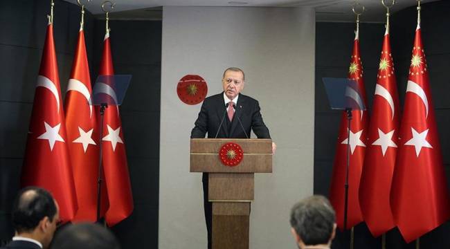 Cumhurbaşkanı Erdoğan: Yeni normalleşme takvimimizi önümüzdeki günlerde açıklayacağız. Bu takvimde okulların açılışıyla ilgili süreç de yer alacak