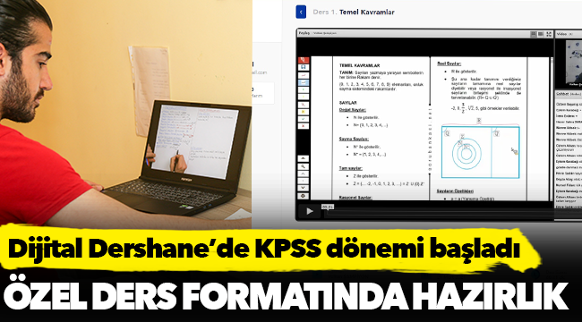 Dijital Dershane’de KPSS dönemi başladı