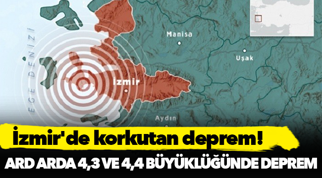 İzmir'de korkutan deprem!