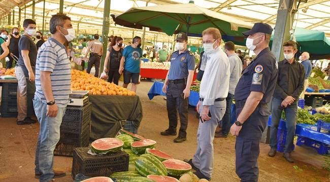 Karşıyaka’da Pazar Yerleri Denetlendi