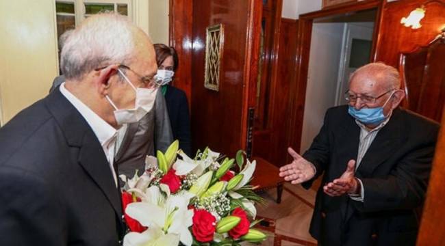 Kemal Kılıçdaroğlu, Hüsamettin Cindoruk’u ziyaret etti