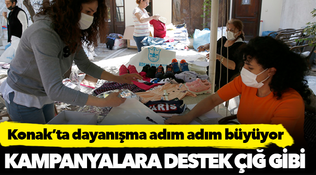 Konak’ta dayanışma adım adım büyüyor