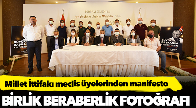 Millet İttifakı meclis üyelerinden manifesto