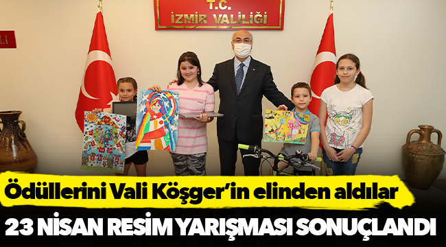 Ödüllerini Vali Köşger’in elinden aldılar