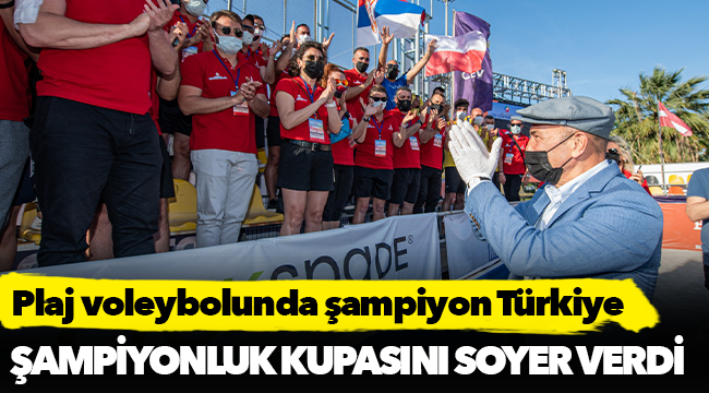 Plaj voleybolunda şampiyon Türkiye