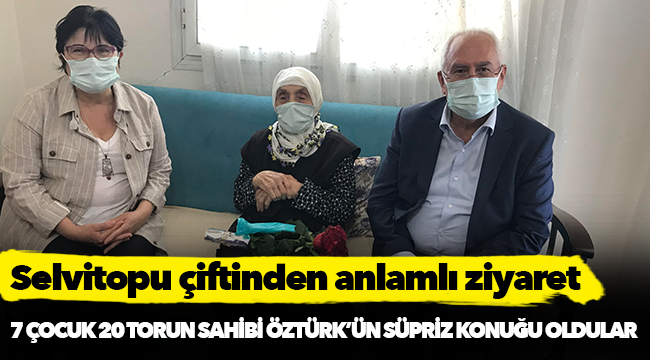 Selvitopu çiftinden anlamlı ziyaret