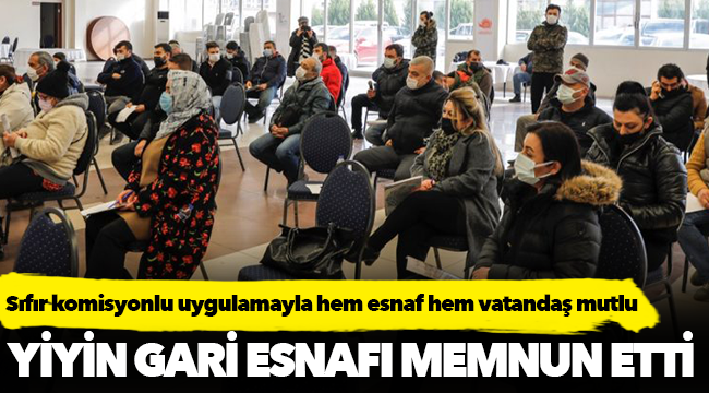 Sıfır komisyonlu uygulamayla hem esnaf hem vatandaş mutlu