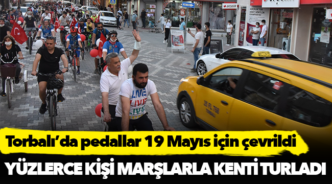 Torbalı’da pedallar 19 Mayıs için çevrildi