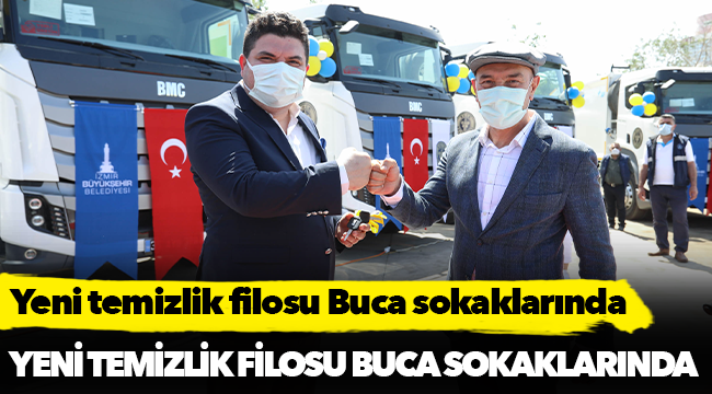 Yeni temizlik filosu Buca sokaklarında