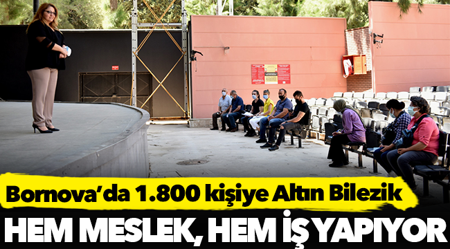 Bornova’da 1.800 kişiye Altın Bilezik