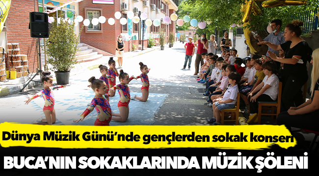 Buca’nın sokaklarında sanat var