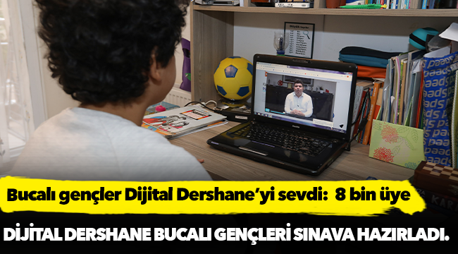 Dijital Dershane Bucalı gençleri sınava hazırladı.