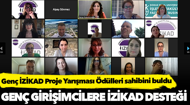 Genç İZİKAD Proje Yarışması Ödülleri sahiplerini buldu