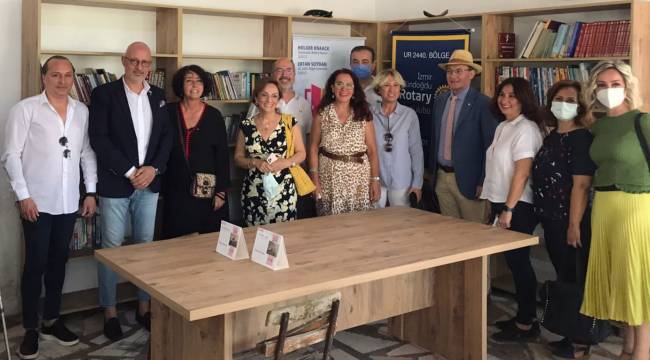 Gündoğdu Rotary Kulübü'nden Ormanköy Toplum Birliği'ne kütüphane