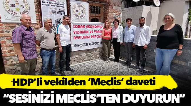 HDP’li vekilden ‘Meclis’ daveti