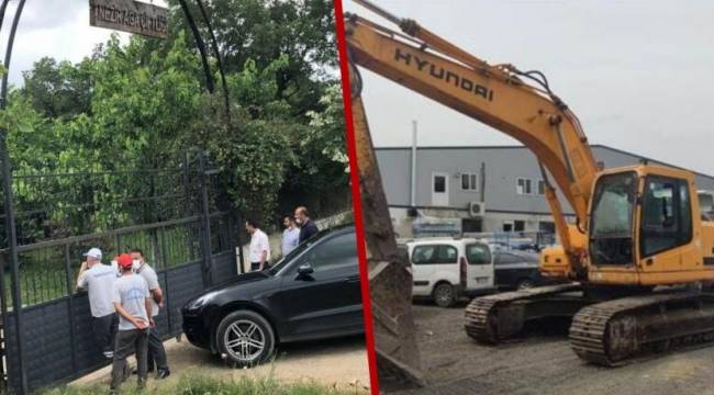 İYİP'li Lütfü Türkkan'ın çiftliğinde kaçak yapı yıkımı