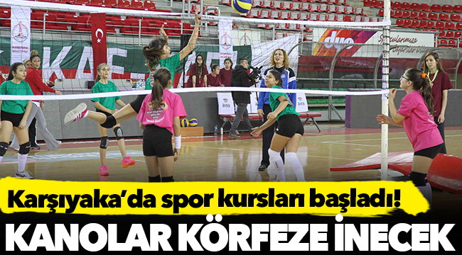 Karşıyaka’da spor kursları başladı!