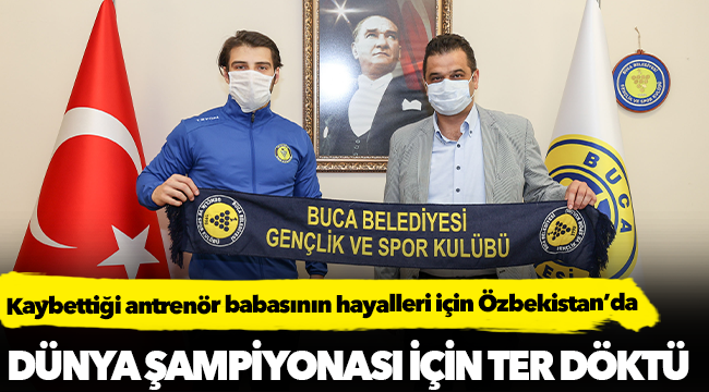 Kaybettiği antrenör babasının hayalleri için Özbekistan’da