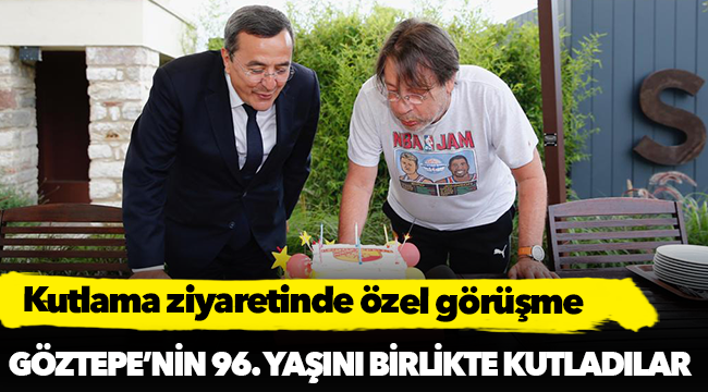 Kutlama ziyaretinde  özel görüşme