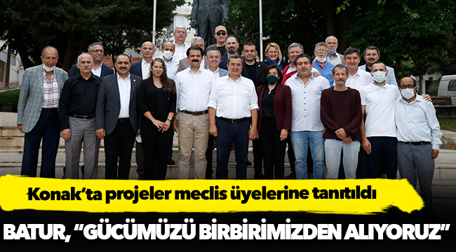 Projeler meclis üyelerine tanıtıldı