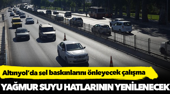 Altınyol’da sel baskınlarını önleyecek çalışma