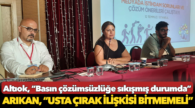Altıok, "Basın çözümsüzlüğe sıkışmış durumda"