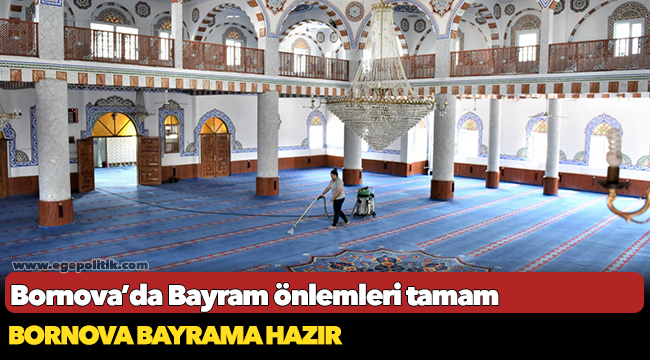 Bornova’da Bayram önlemleri tamam