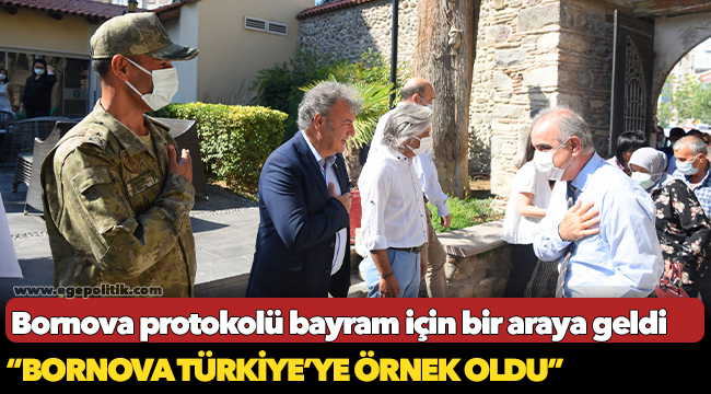 Bornova protokolü bayram için bir araya geldi