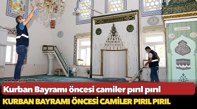 Buca’nın camileri gül kokuyor