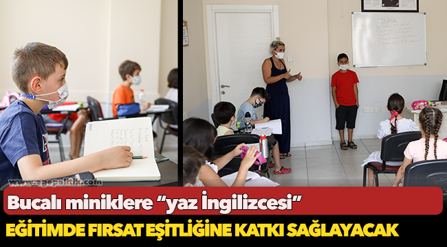 Bucalı miniklere “yaz İngilizcesi”