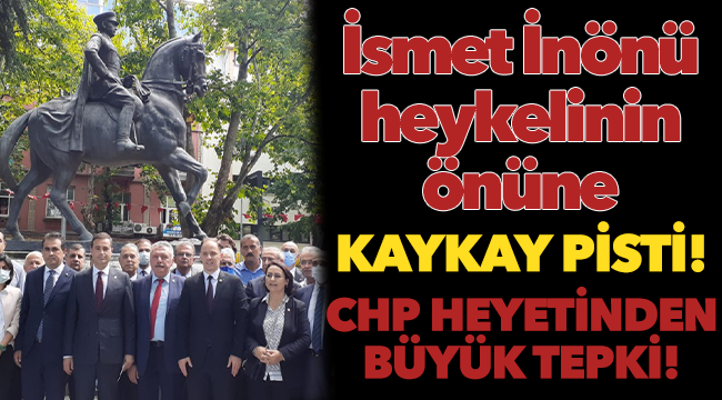 CHP'li heyetten AKP'li belediyeye "Kaykay pisti" tepkisi