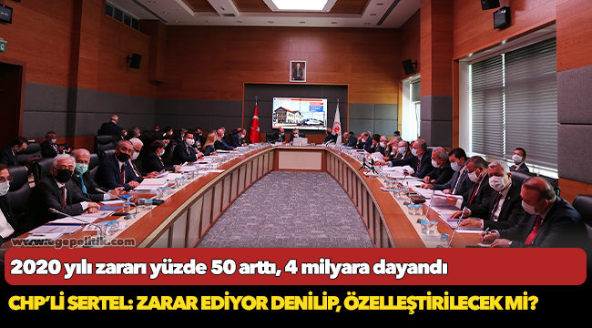 CHP’li Sertel: Zarar ediyor denilip, özelleştirilecek mi?