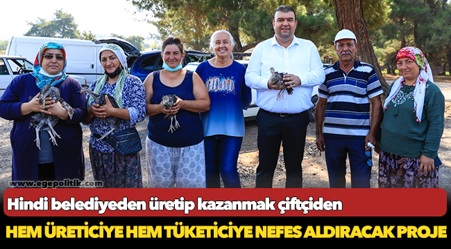 Hindi belediyeden üretip kazanmak çiftçiden