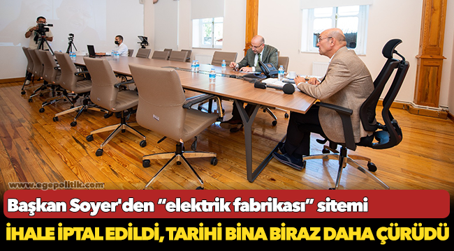 İhale iptal edildi, tarihi bina biraz daha çürüdü