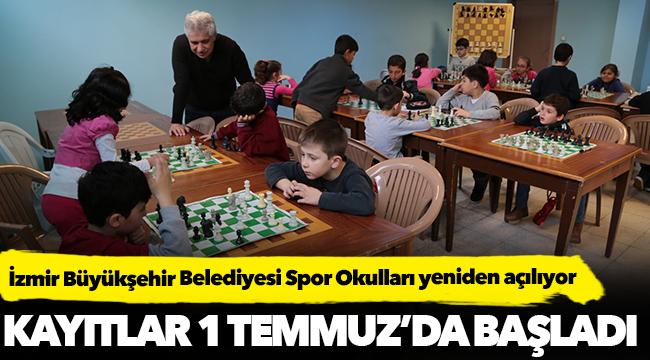 İzmir Büyükşehir Belediyesi Spor Okulları yeniden açılıyor