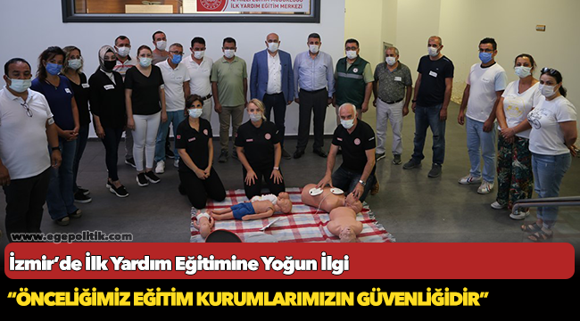İzmir’de İlk Yardım Eğitimine Yoğun İlgi