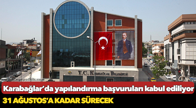 Karabağlar’da yapılandırma başvuruları kabul ediliyor