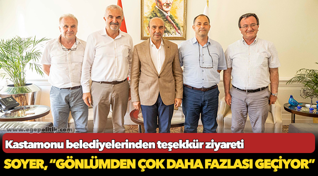 Kastamonu belediyelerinden teşekkür ziyareti