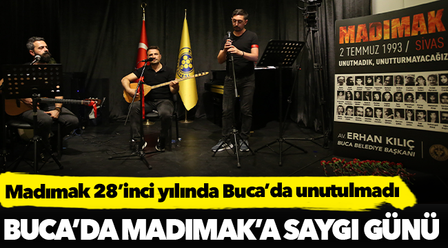 Madımak 28’inci yılında Buca’da unutulmadı