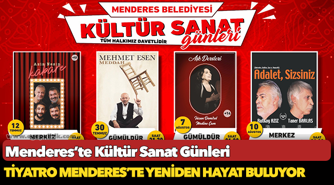 Menderes’te Kültür Sanat Günleri