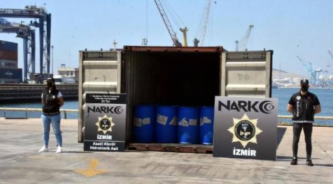 Sedat Peker'in işaret ettiği İzmir'de 26 tonluk uyuşturucu operasyonu